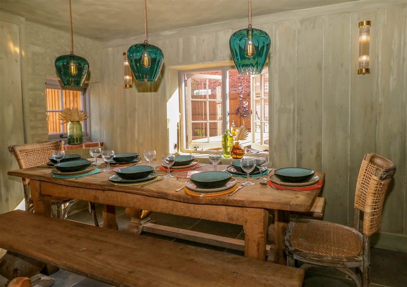 The dining room at Spring Cottage, Arundel