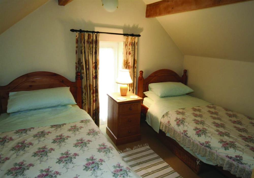 Spring Cottage twin bedded room at Spring Cottage in Ashbourne, Derbyshire