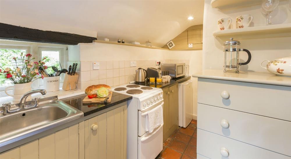 The country kitchen at Spring Cottage in Broadway, Gloucestershire