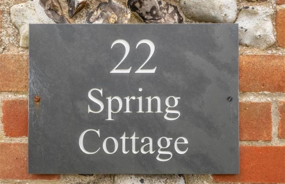 Spring Cottage, No. 22