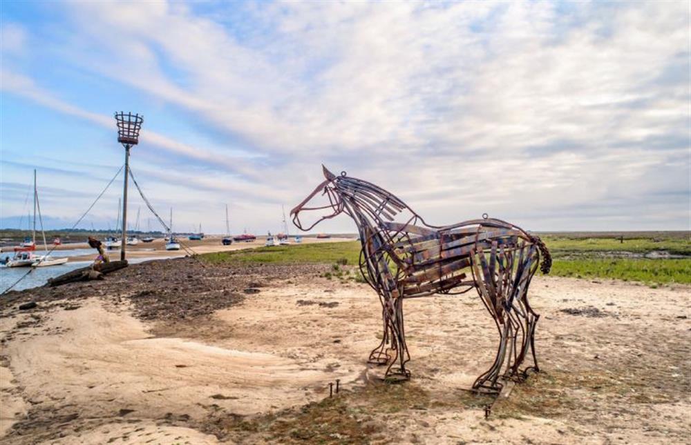 The horse sculpture