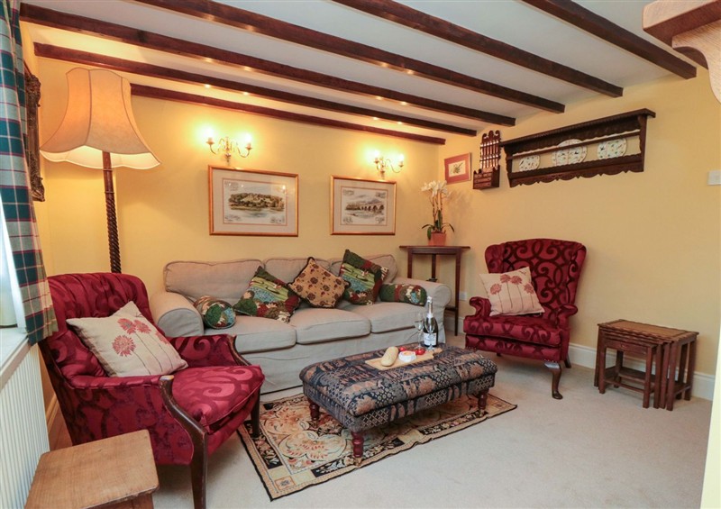 The living area at Spring Cottage, Husthwaite