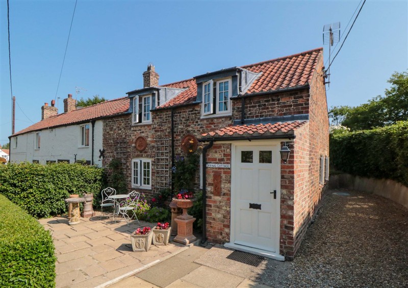 The setting at Spring Cottage, Husthwaite