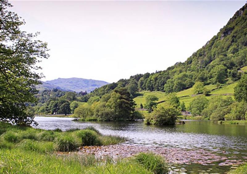 The area around Spring Cottage at Spring Cottage, Loughrigg Fell