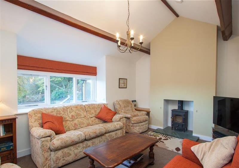 The living area at Spring Cottage, Loughrigg Fell