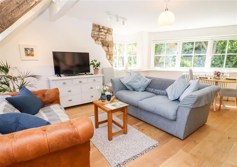 The living area at Spring Cottage, Stroud