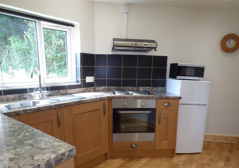 This is the kitchen at Spring Garden Cottage, Laugharne