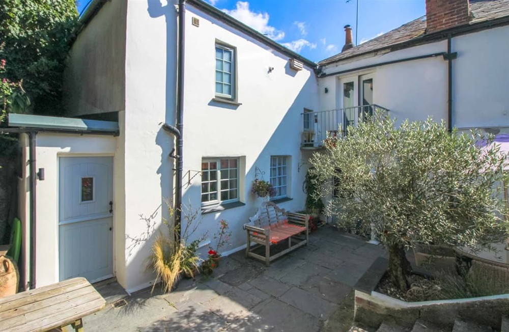 Outdoor area at Spring Gardens Cottage in Wadebridge, Cornwall