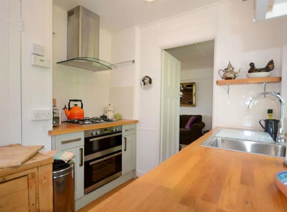 The kitchen at Spring Harbour in High Hurstwood, East Sussex