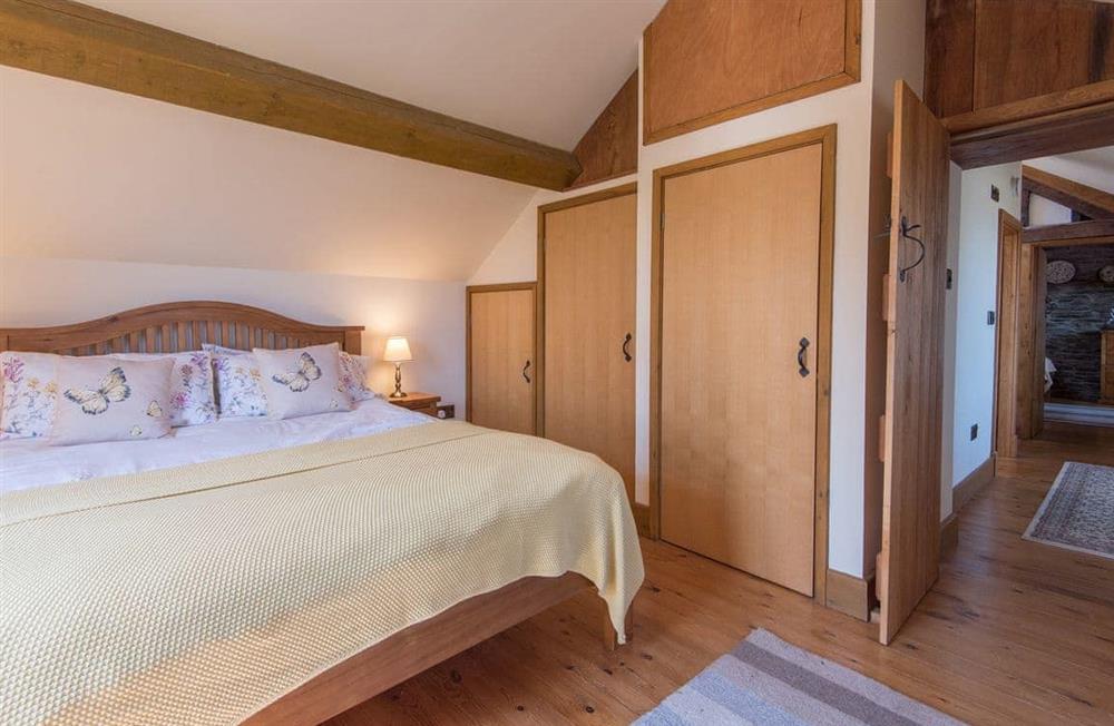 One of the bedrooms at Spring Hill Cottage in Rhayader, Powys