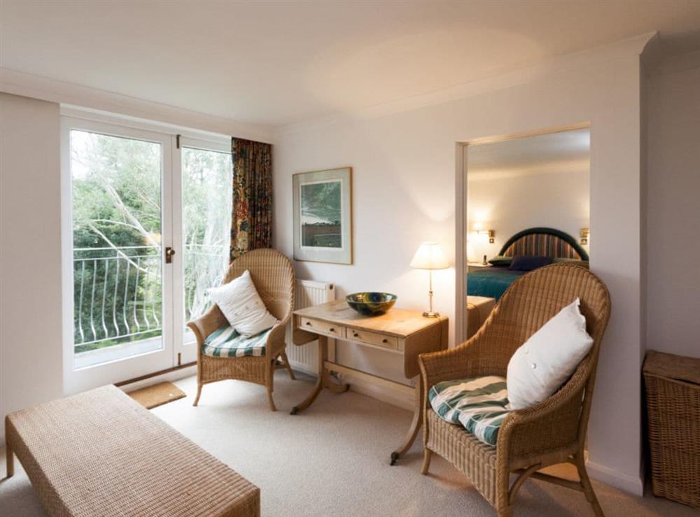 Double bedroom with ensuite bathroom and french doors to balcony (photo 3) at Spring Shaw in Higher Batson, Devon