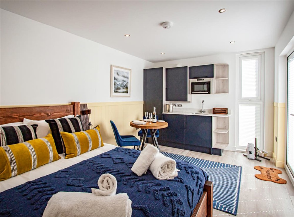 Open plan living space at Spring Wood in Bowness-on-Windermere, Cumbria