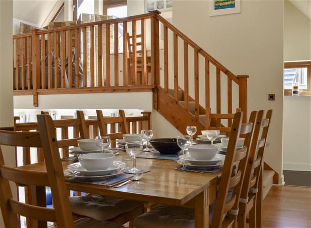 Charming dining area at Springbank in Kildonan, Isle of Arran, Scotland