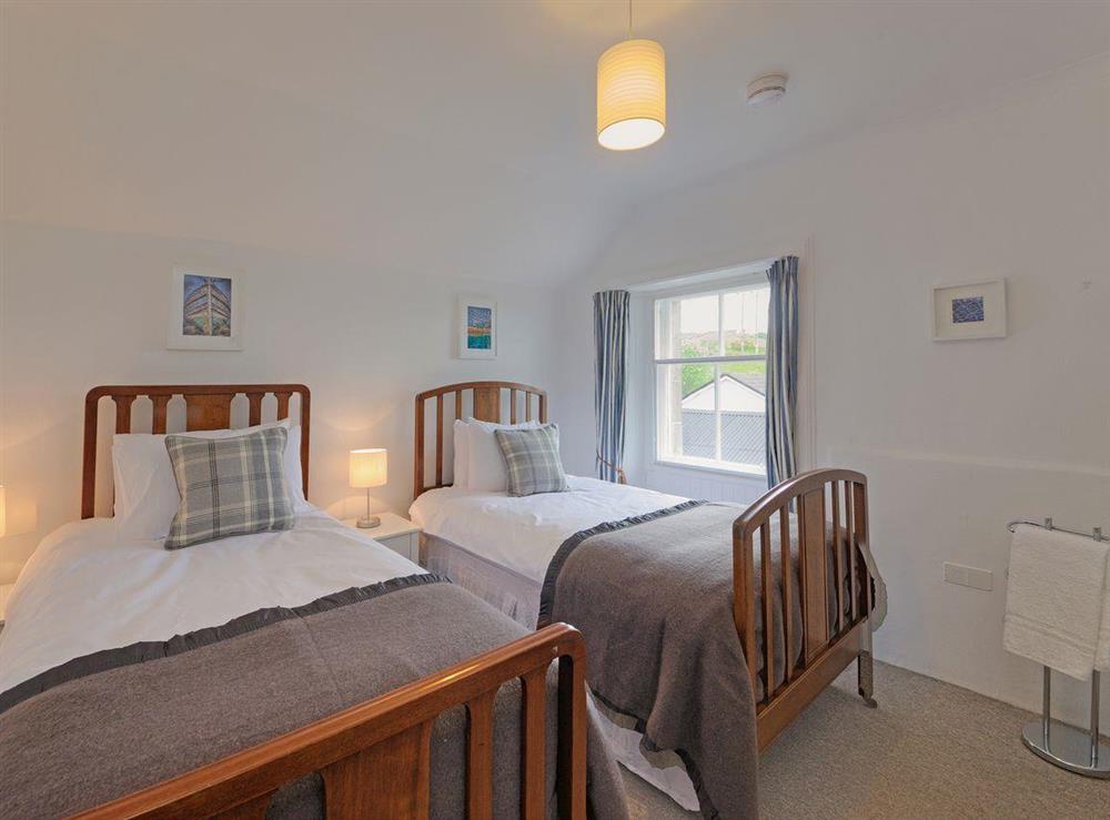 Gorgrous twin bedroom at Springbank in Taynuilt, near Oban, Argyll