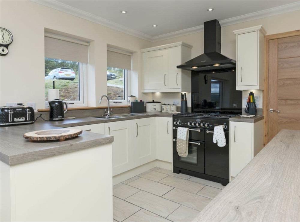Immaculately presented kitchen area at Springbank in Upper Edinbane, near Portree, Isle Of Skye