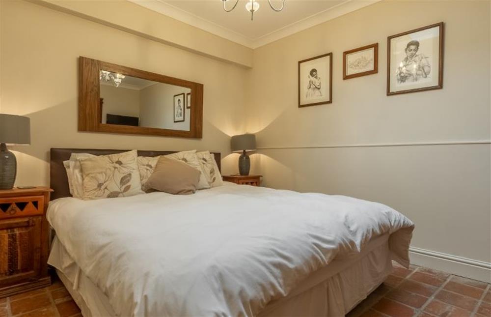 Bedroom one with double bed at Springbank, Wells-next-the-Sea