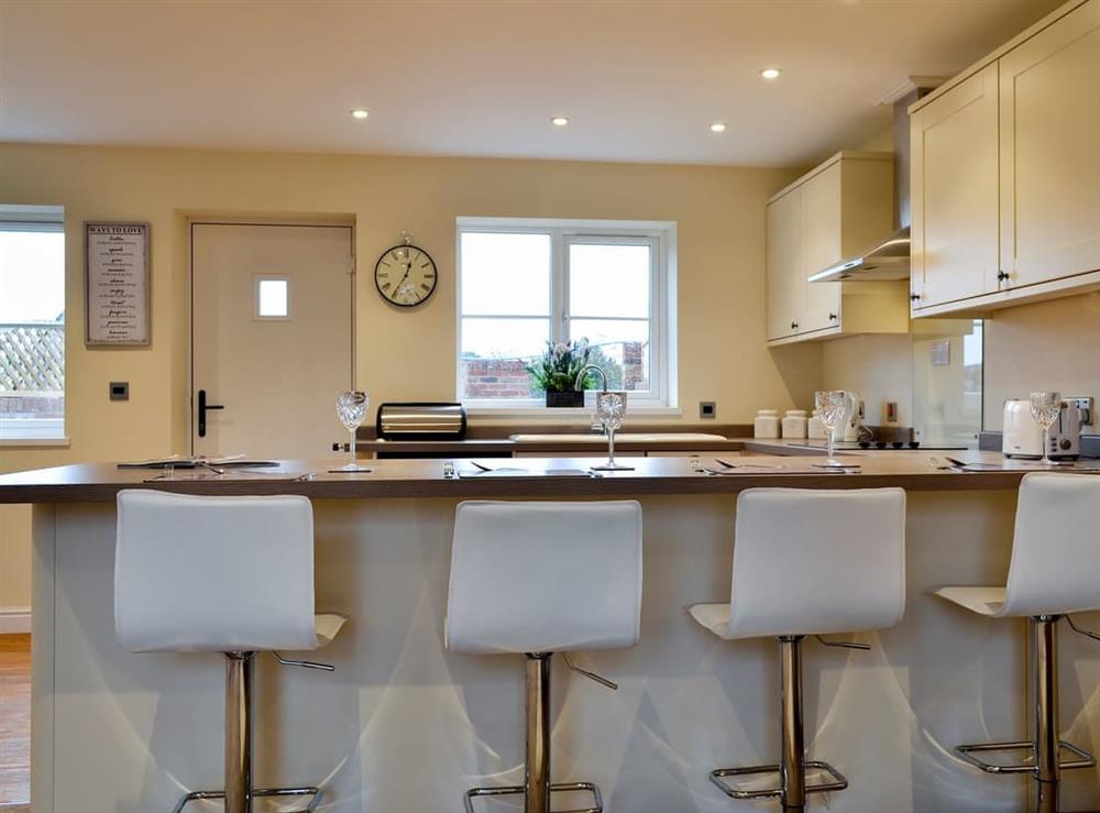 Kitchen area at Springdale in Aldbrough, near Hornsea, North Humberside