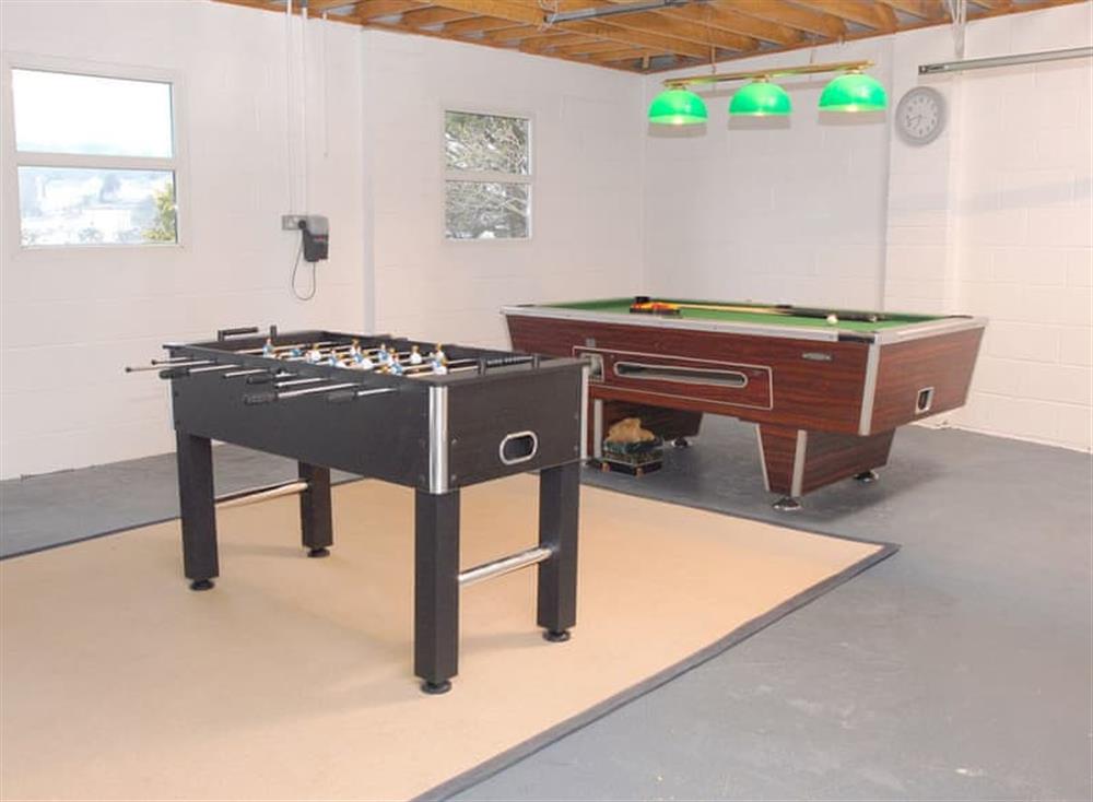 Games room at Springfield in , Torquay