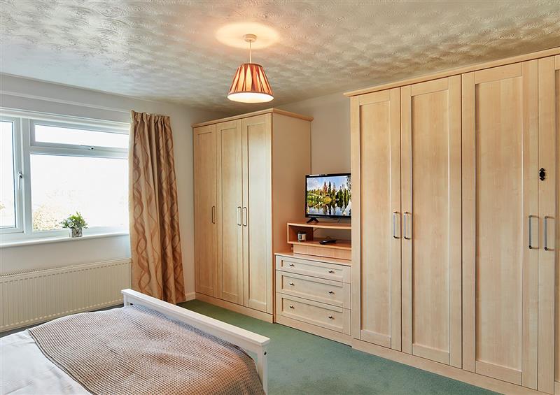 One of the bedrooms at Springfields Bungalow, Cheriton Bishop near Tedburn St Mary