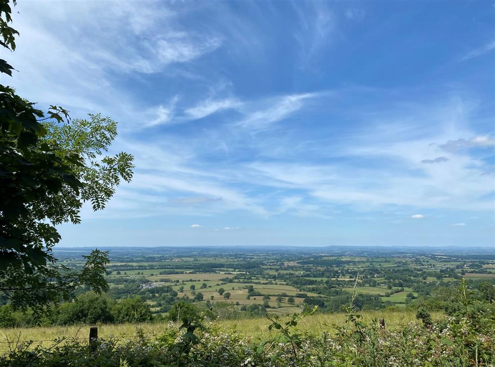 The rolling countryside below Bulbarrow which sits just above Springhill