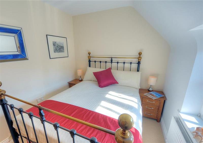 One of the 3 bedrooms at Springhill Cottage, Lyme Regis
