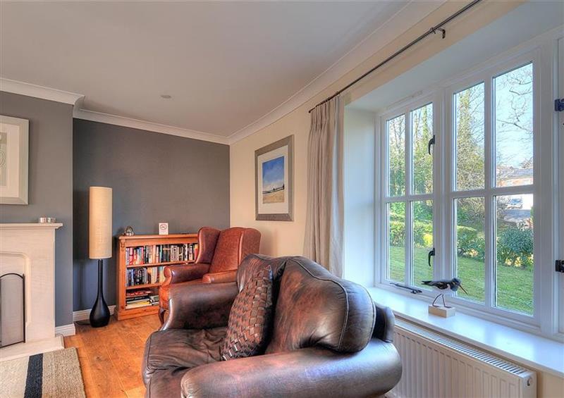 The living area at Springhill Cottage, Lyme Regis