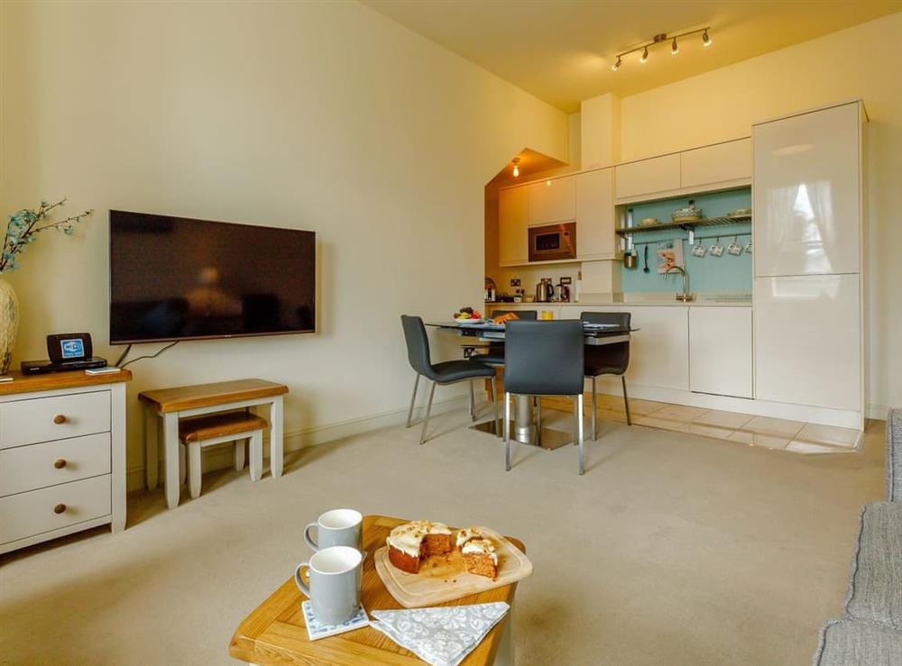 Open plan living space at Springhill Court in Bewdley, Worcestershire