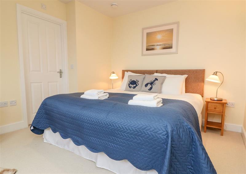 One of the bedrooms at Springside, Woody Bay near Lynton