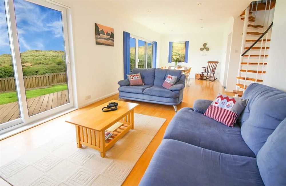 Interior at Springtide in Holywell Bay, Cornwall