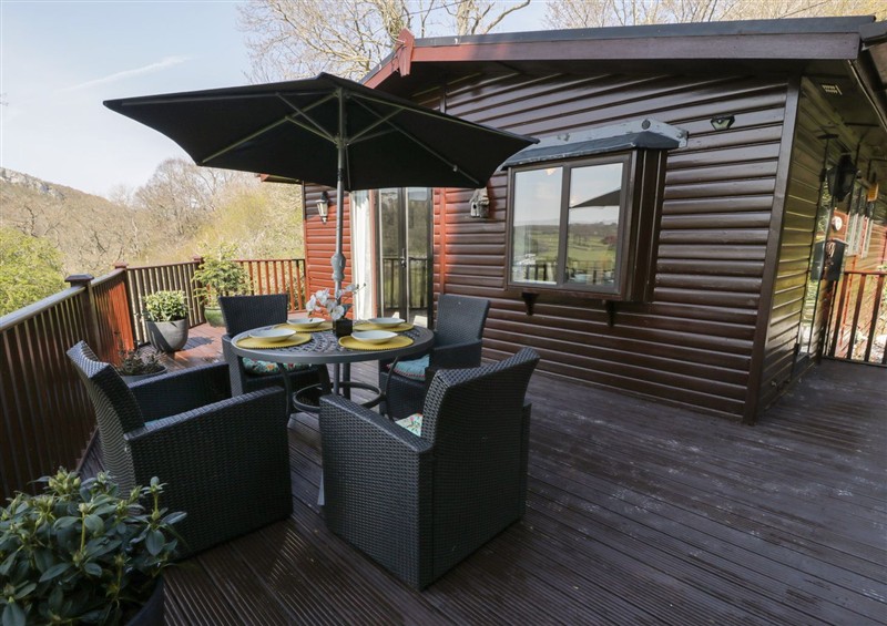 Outside Springtime Lodge at Springtime Lodge, Rhyd-y-Foel near Abergele