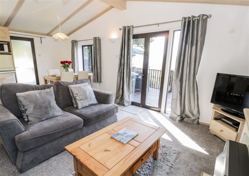 Relax in the living area at Springtime Lodge, Rhyd-y-Foel near Abergele