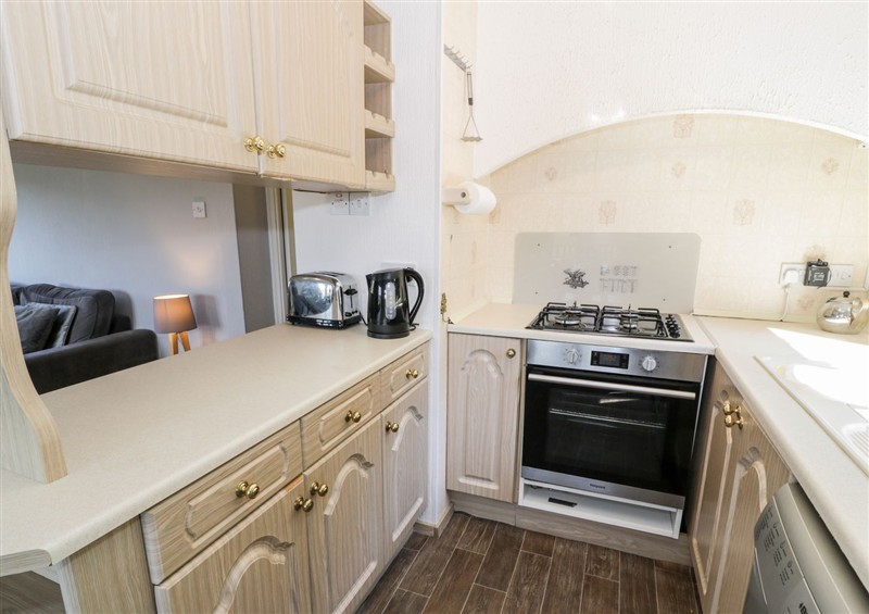 This is the kitchen at Springtime Lodge, Rhyd-y-Foel near Abergele
