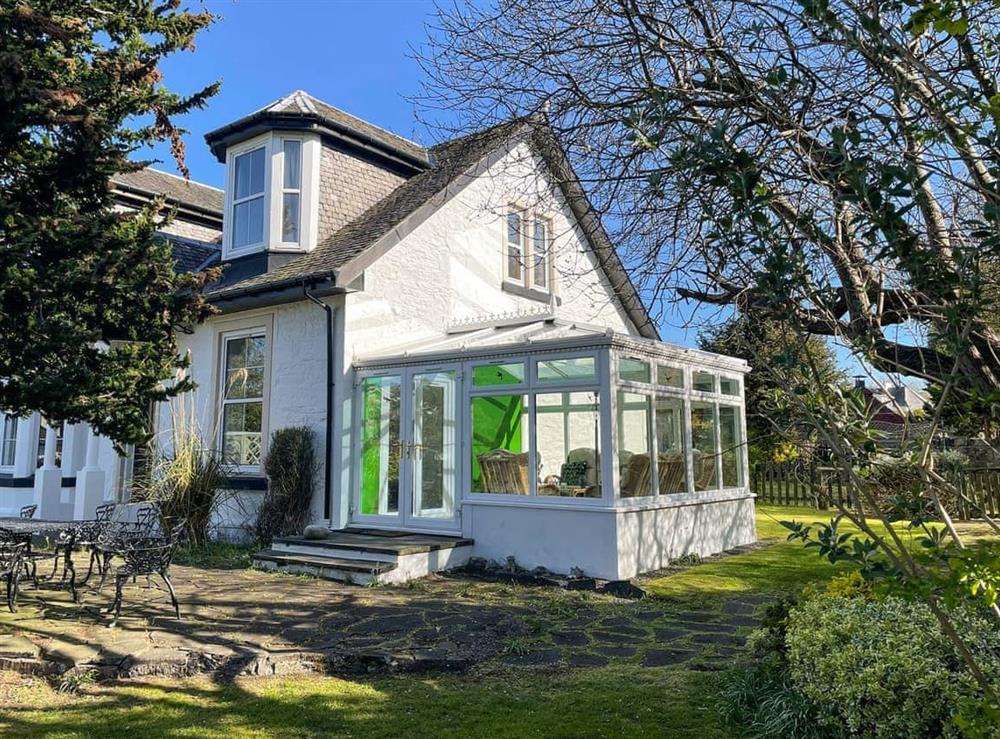 Conservatory at Springvale in Cardross, near Dumbarton, Dumbartonshire
