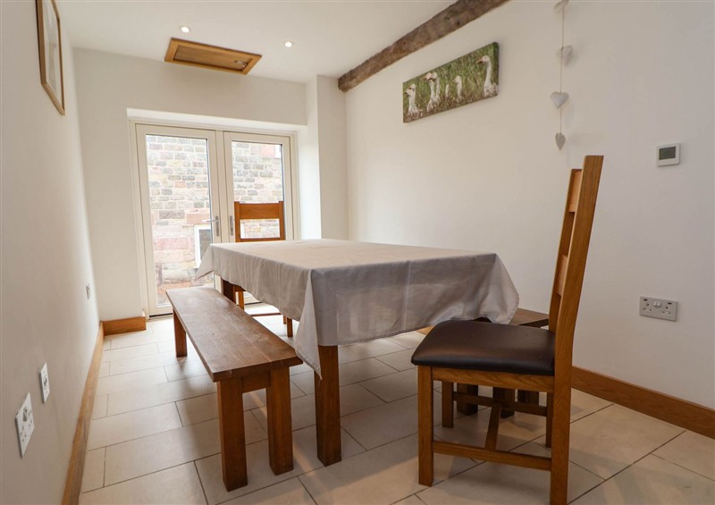 The dining room at Sprinks Farm, Biddulph Moor