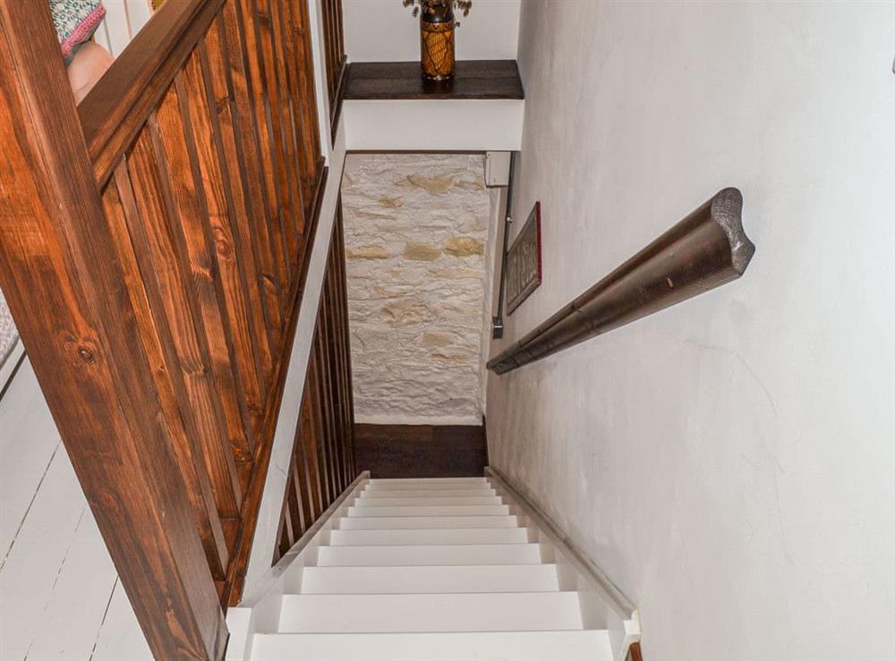 Stairs at Spyte Cottage in Swansea, Glamorgan, West Glamorgan