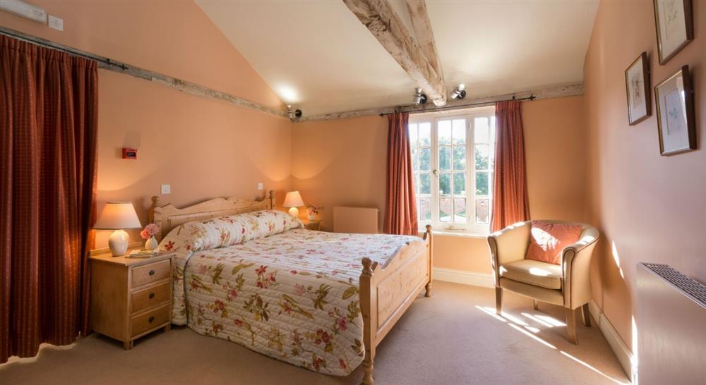 The spacious double bedroom at Squire's Loft in Norwich, Norfolk