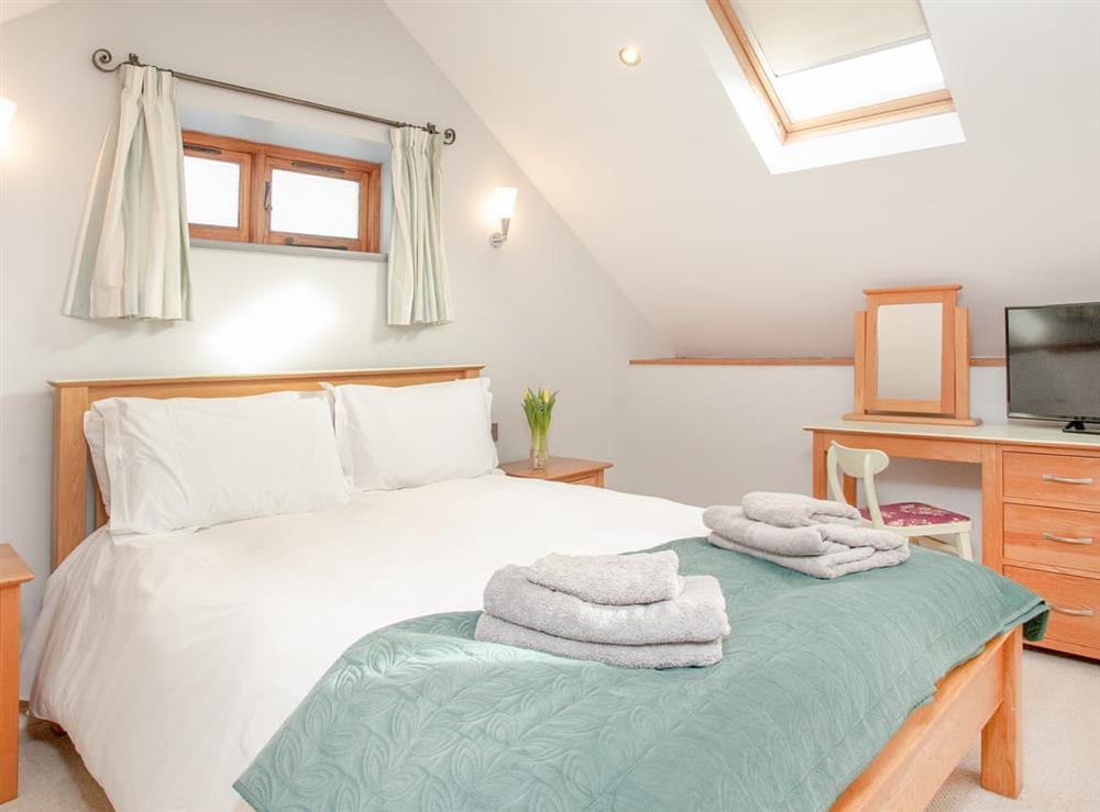 Double bedroom at Squires in Marhamchurch, near Bude, Cornwall