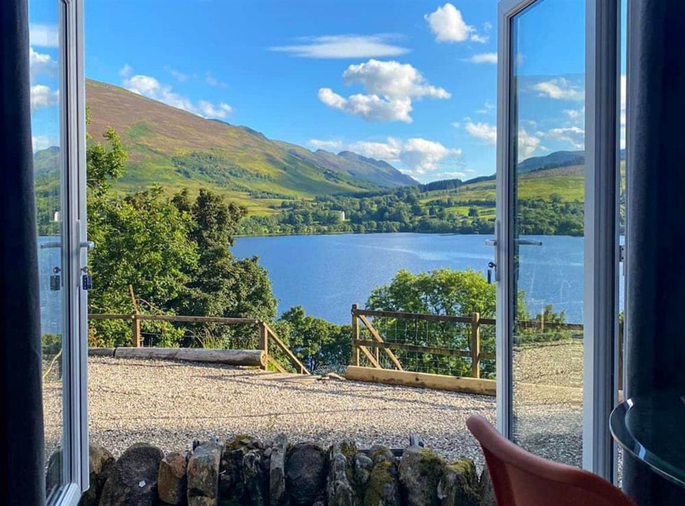 View at Squirrel Cottage in Callander, Perthshire