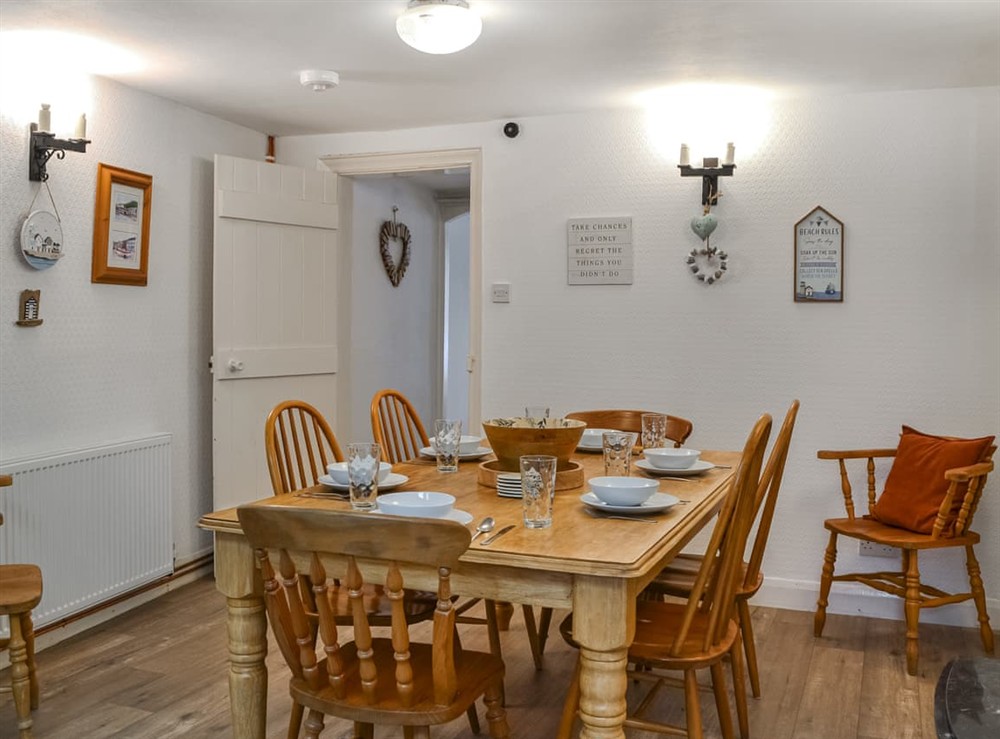 Dining Area at Squirrel Cottage in Filey, North Yorkshire