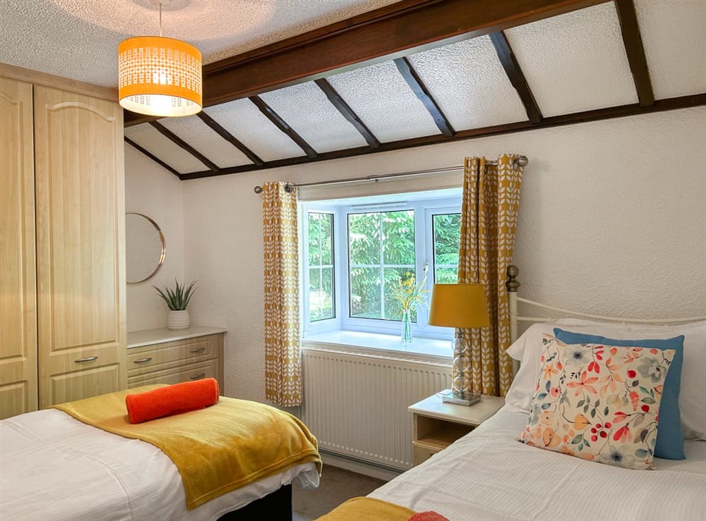 Twin bedroom (photo 2) at Squirrel Leap Lodge in Morpeth, Northumberland