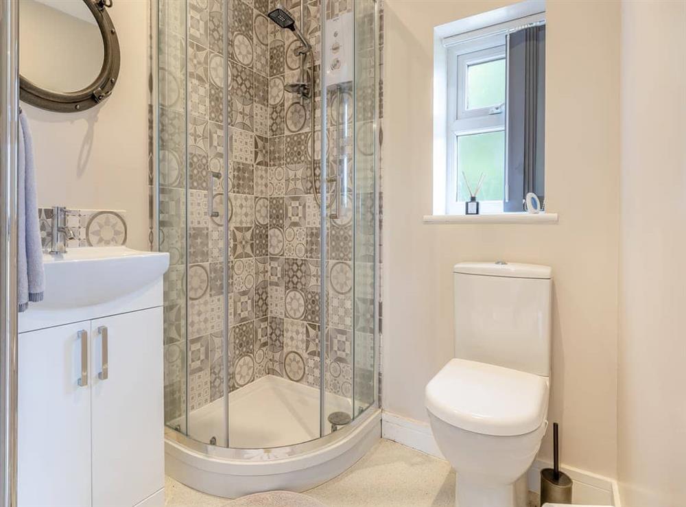 Bathroom at Squirrel Lodge in Foxley, near Dereham, Norfolk