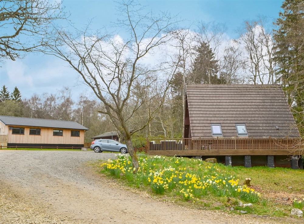 Exterior at Squirrel Lodge in Otterburn, Northumberland