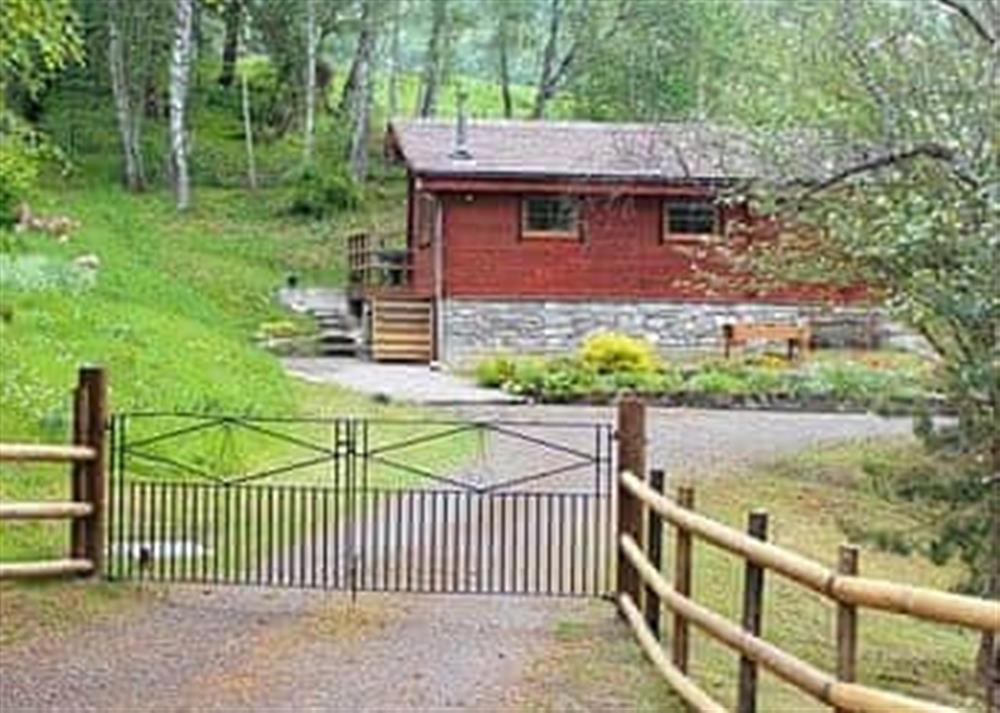 Tranquil, detached timber lodge at Squirrel View in Newtonmore, Great Britain