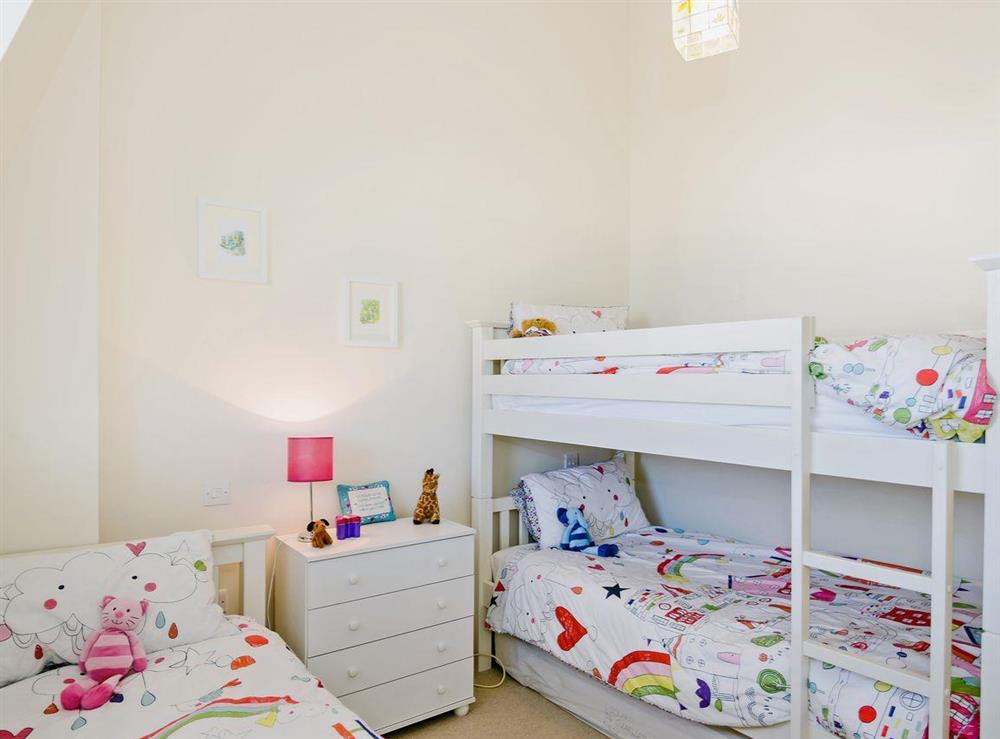 Fun designed bunk bedroom at Squirrels Leap in Somerford Keynes, near Cirencester, Gloucestershire