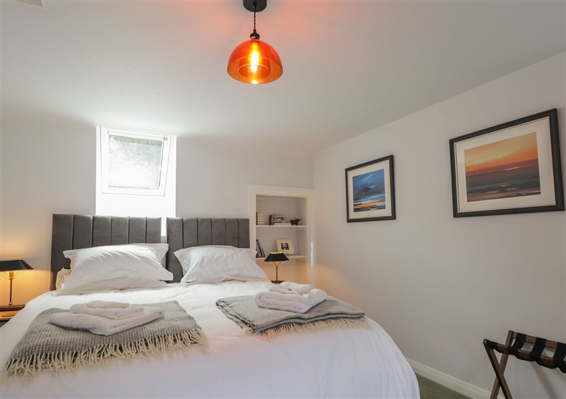 This is a bedroom at Srondubh, Poolewe