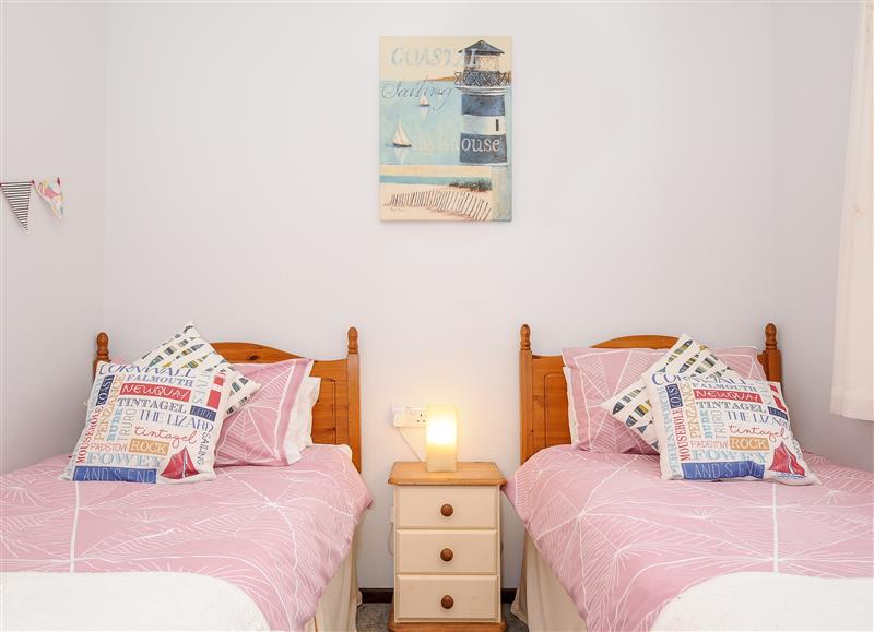 One of the 2 bedrooms at St. Albans, Boscastle