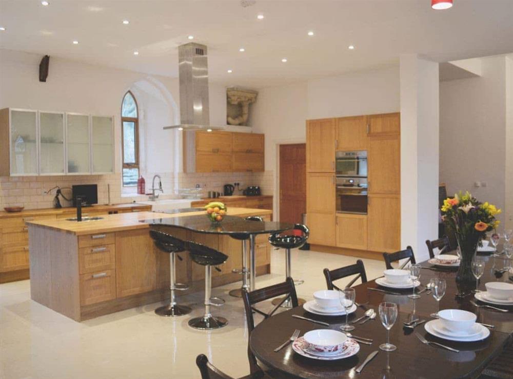 Open plan living/dining room/kitchen (photo 4) at St. Albans Church in Treherbert, near Treorchy, Mid Glamorgan