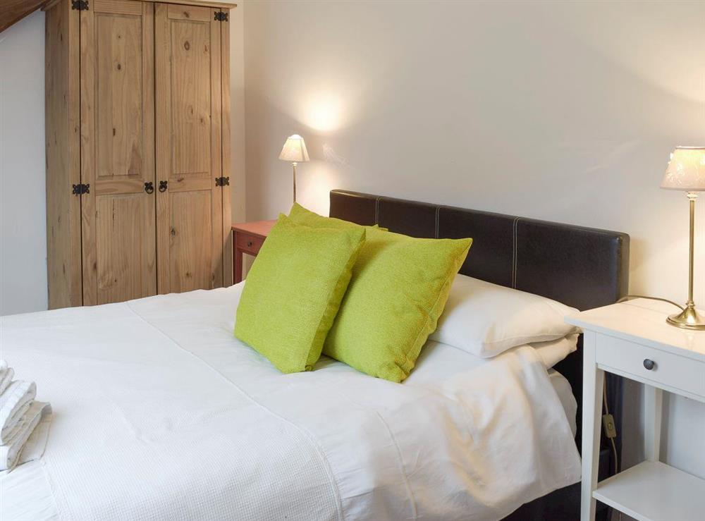 Relaxing double bedroom at St. Albans Church in Treherbert, near Treorchy, Mid Glamorgan