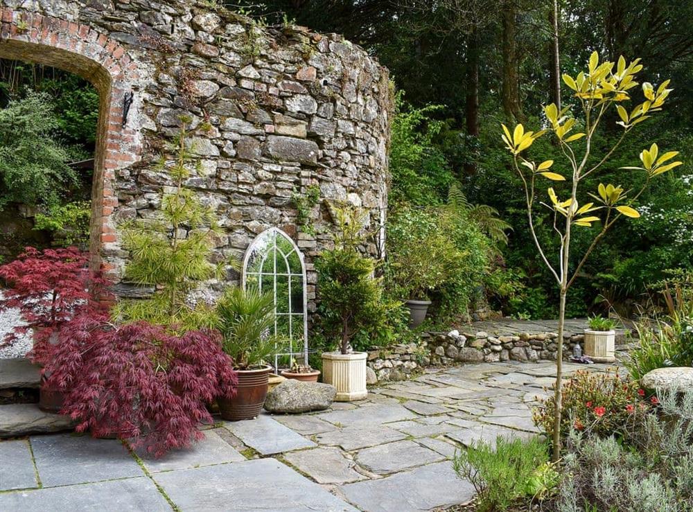 Garden at St. Annes Chapel Annex in Bodmin, Cornwall