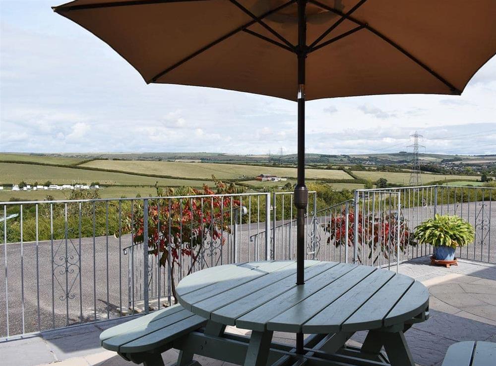 Sit and admire the extensive countryside views at Sunset Cottage, 
